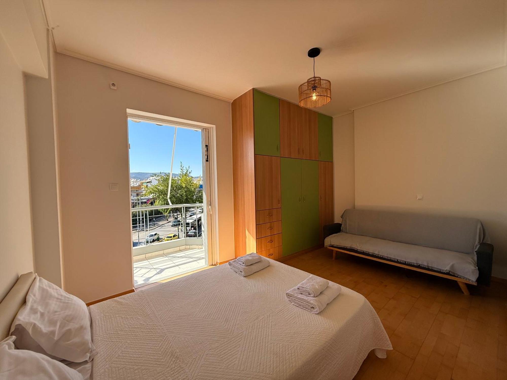 Sunny Home Private Jacuzzi Hydromassage Acropolis & Lycabettus Far View Parking 300M Metro Peristeri أثينا المظهر الخارجي الصورة